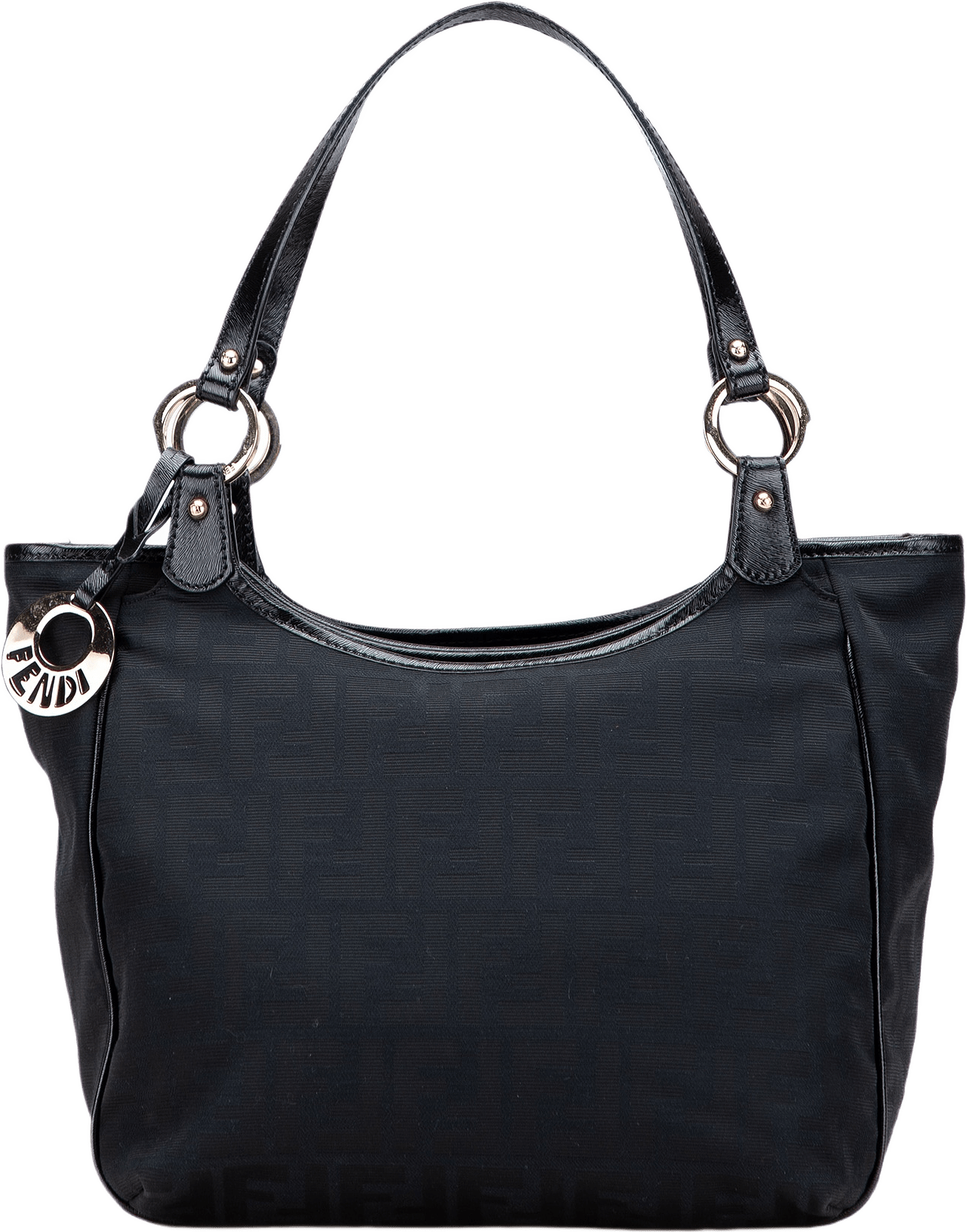 Fendi Zucca Canvas Chef Tote, från Luxclusif, i färgen black.