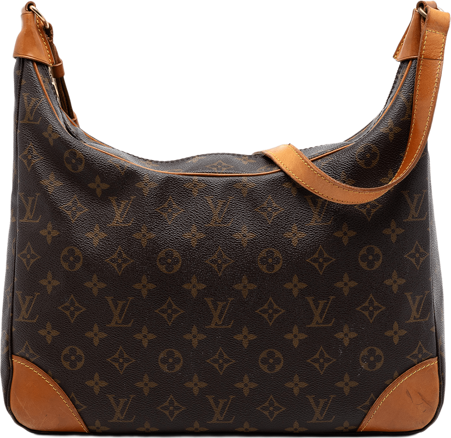Louis Vuitton Monogram Boulogne Gm, från Luxclusif, i färgen brown.