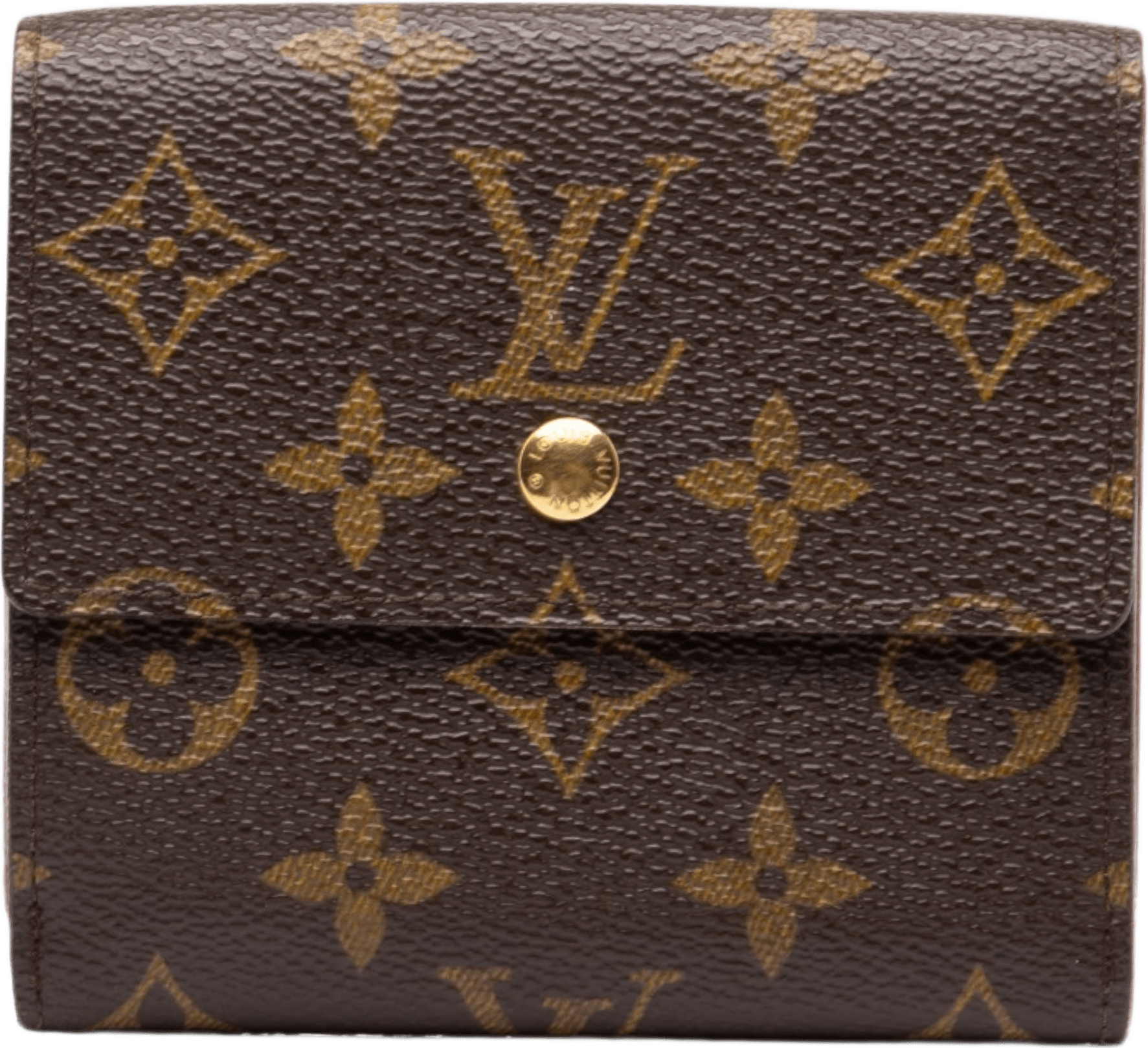 Louis Vuitton Monogram Portefeuille Elise Wallet, från Luxclusif, i färgen brun.