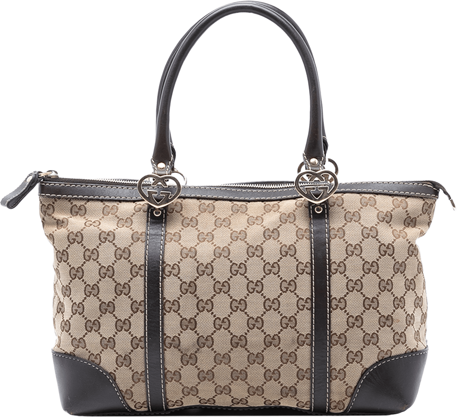 Gucci Gg Canvas Lovely Tote, från Luxclusif, i färgen light brown.
