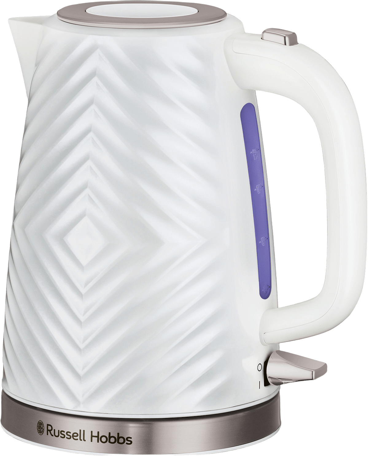 Vattenkokare Groove kettle, från Russell Hobbs, i färgen white.