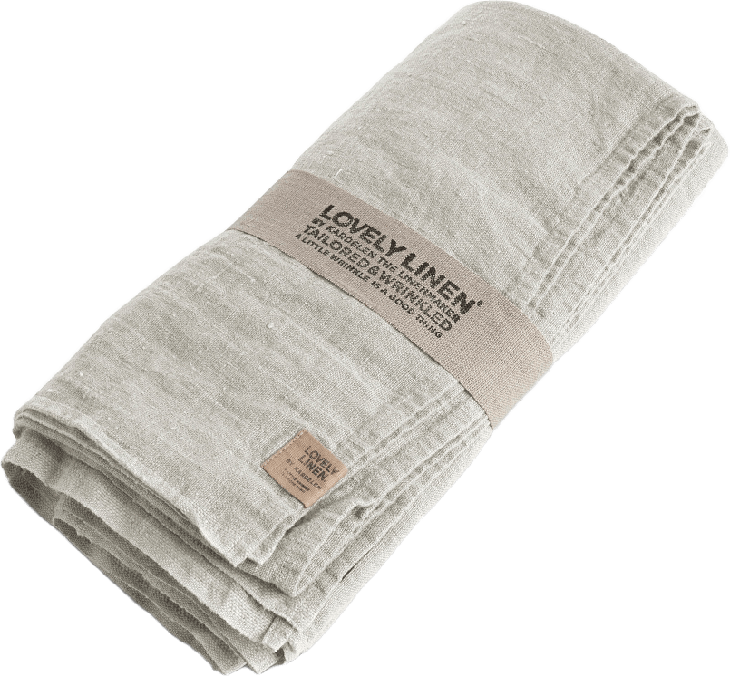 Duk Lovely I Tvättat Lin, från Lovely Linen, i färgen ljusgrå.