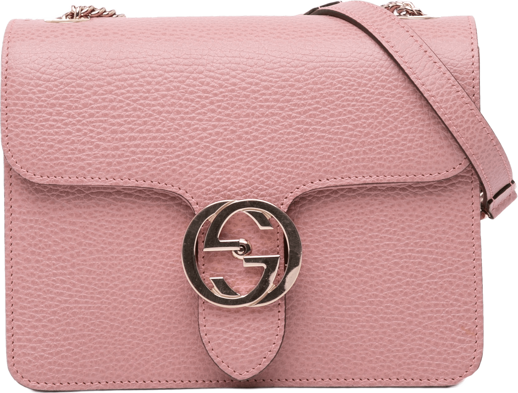 Gucci Small Dollar Calfskin Interlocking G Crossbody
