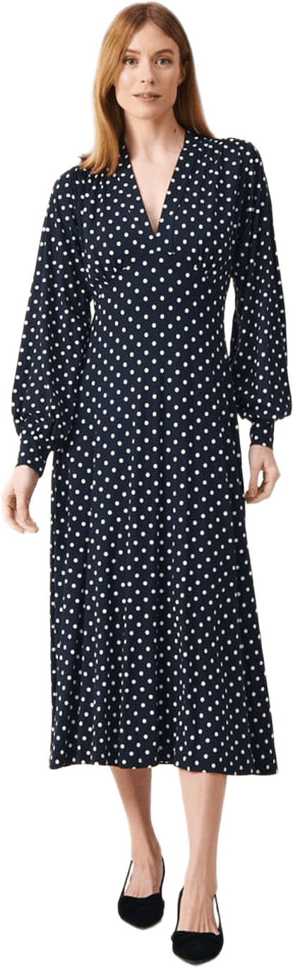 Cosima Dress, från Jumperfabriken, i färgen dk blue.
