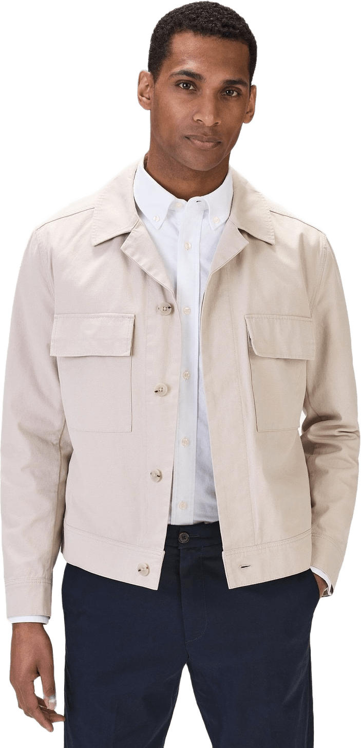 Cotton Solid Short Jacket (stefano)