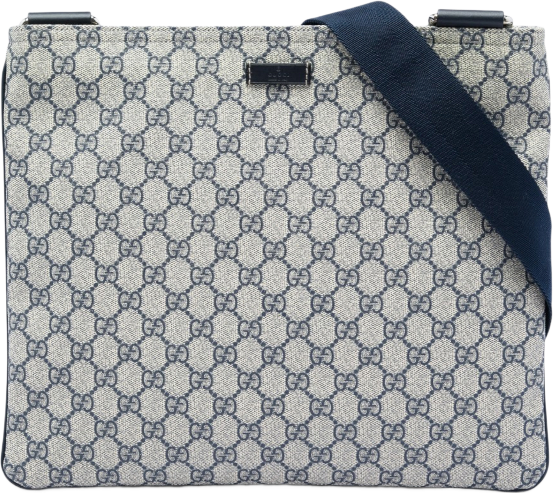 Gucci Gg Supreme Crossbody, från Luxclusif, i färgen beige.