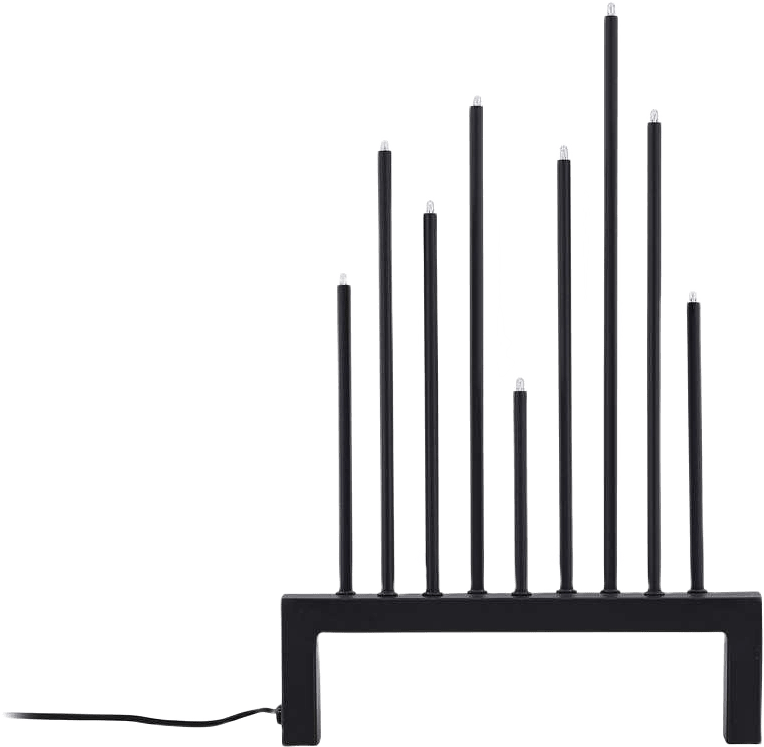 Vallåsen Ljusstake, från Venture Home, i färgen black.