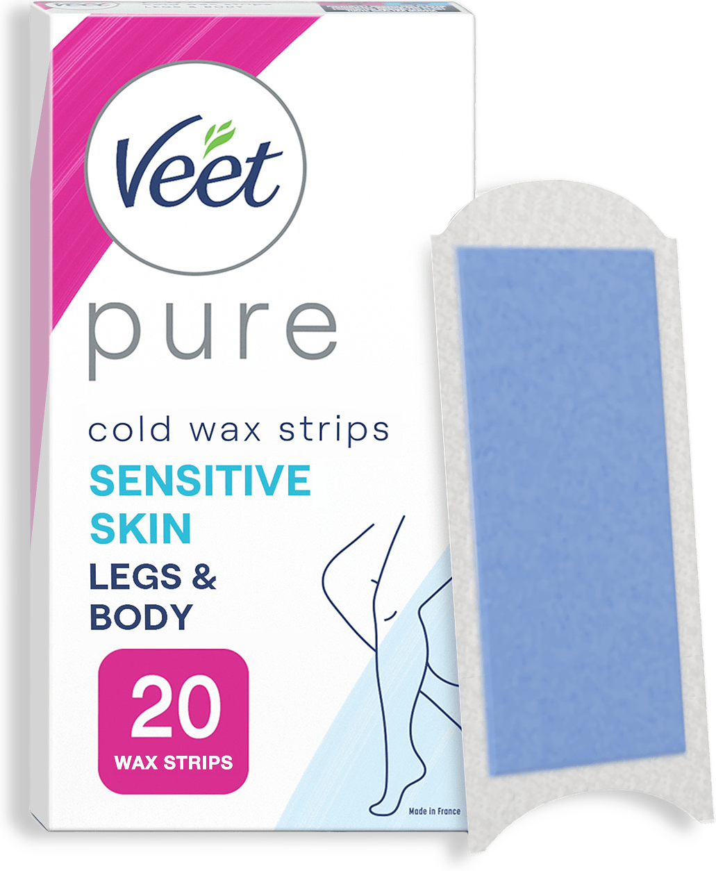 Pure Legs Sensetive Cold Wax Strips