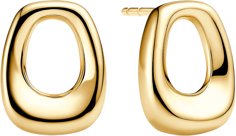 Örhängen Borsa Parvus, från Sif Jakobs Jewellery, i färgen 18k guldpläterad.