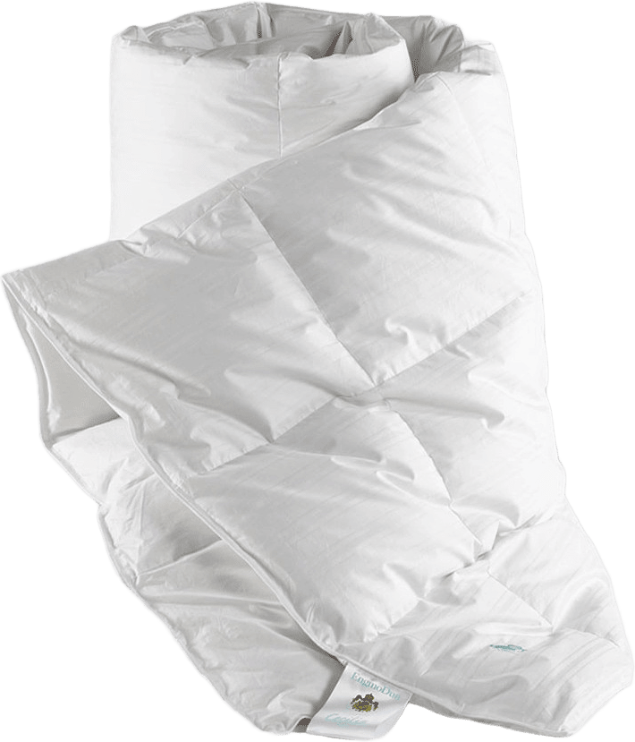 Duntäcke Cecilia fryser alltid, 150x210 cm, från Engmo Dun, i färgen White.