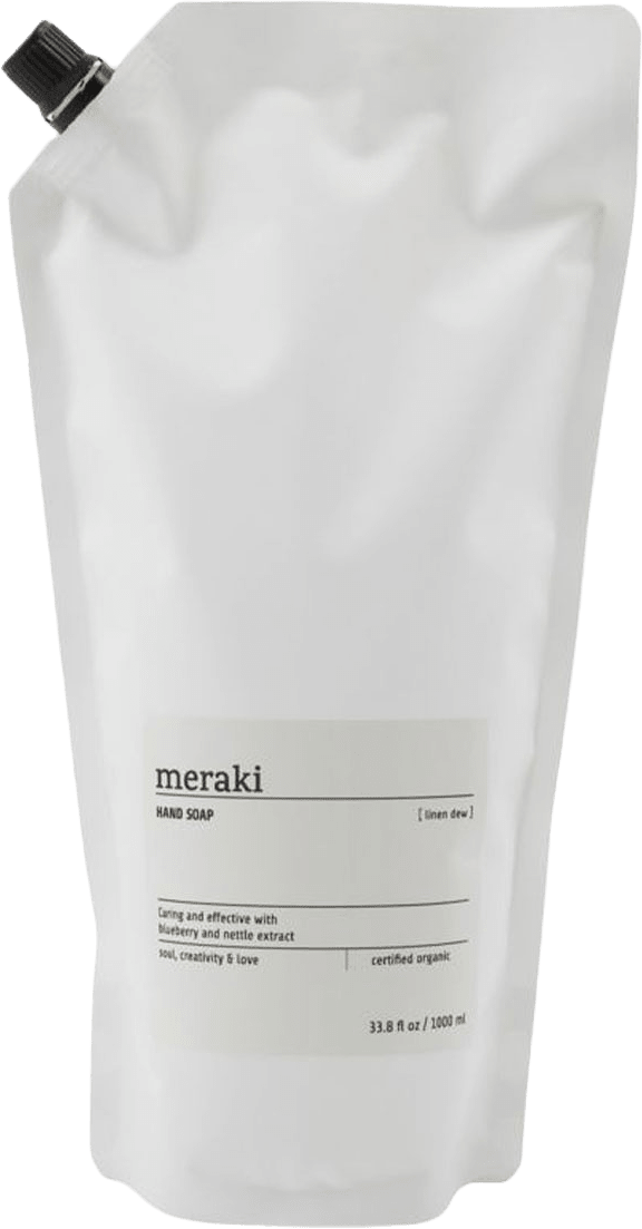 Hand soap, Linen dew refill, från Meraki.