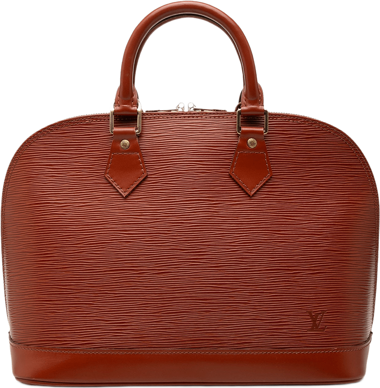 Louis Vuitton Epi Alma Pm, från Luxclusif, i färgen brun.