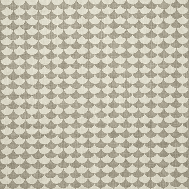 Tyg på löpmeter - Waves, grå/grå, från Littlephant, i färgen grå/grå.