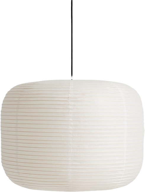 Paper shade Donut Ø60, från HAY, i färgen Classic White.