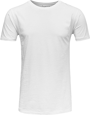 AGNAR basic t-shirt - GOTS/Vegan, från Knowledge Cotton Apparel, i färgen White.