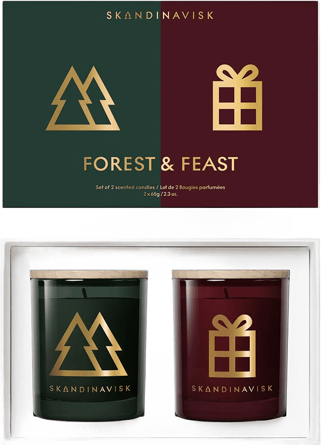 FOREST & FEAST doftljus gåvoset, från Skandinavisk.