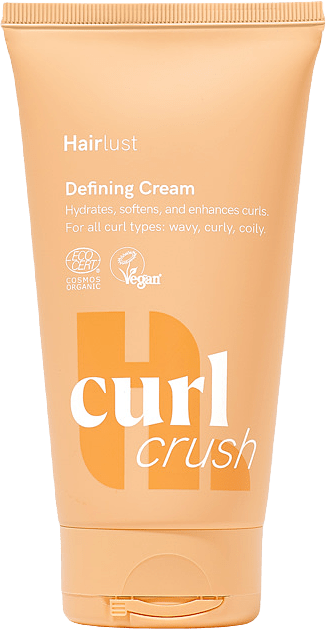 Curl Crush™ Defining Cream, från Hairlust, i färgen Orange.
