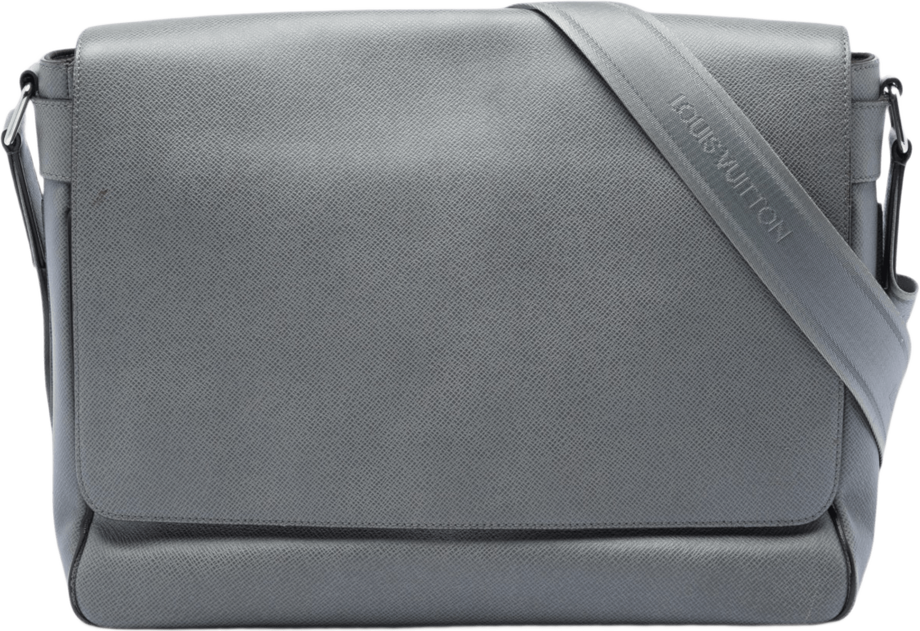 Louis Vuitton Taiga Roman Gm, från Luxclusif, i färgen grå.