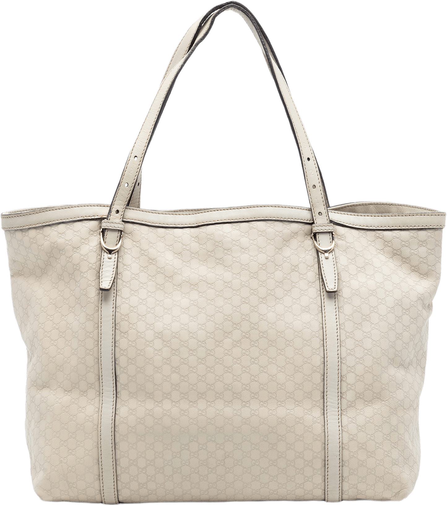 Gucci Microguccissima Nice Tote, från Luxclusif, i färgen white.