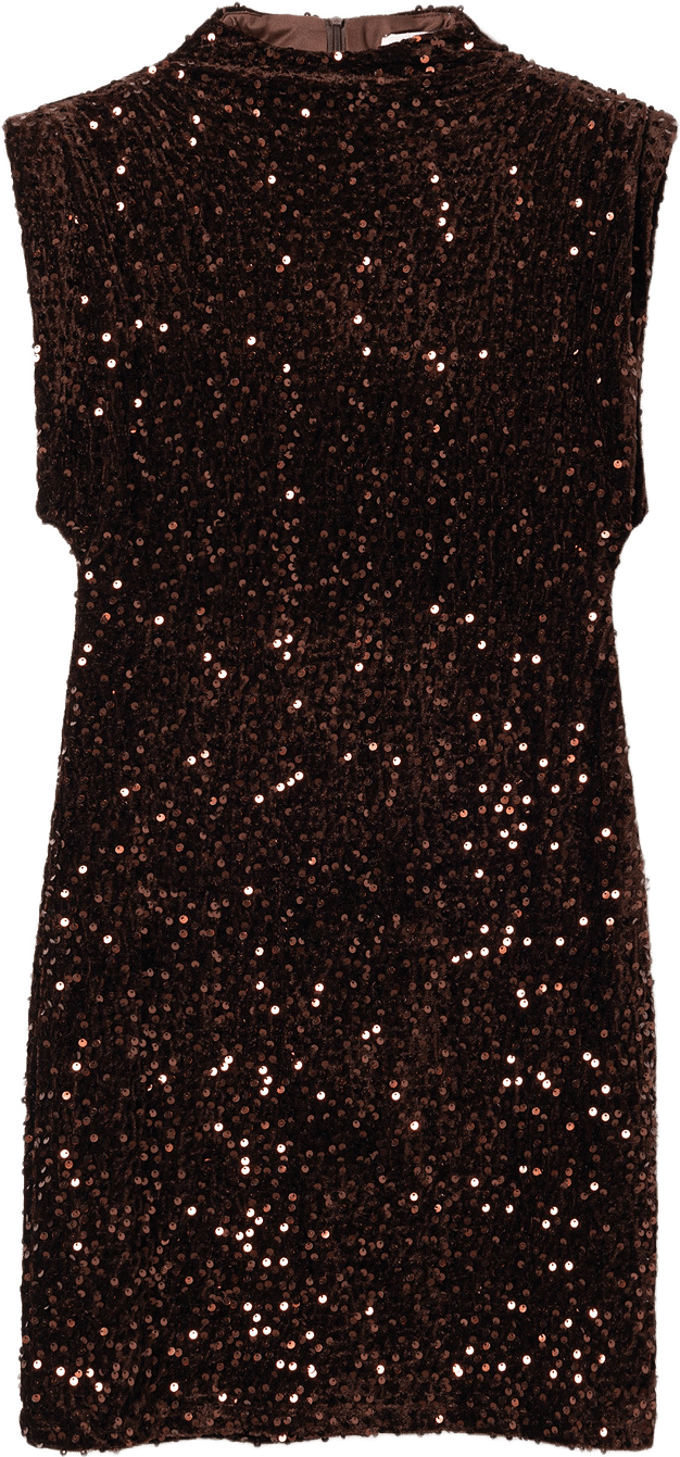 Kali Dress - Chocolate Brown, från Noella, i färgen chocolate brown.