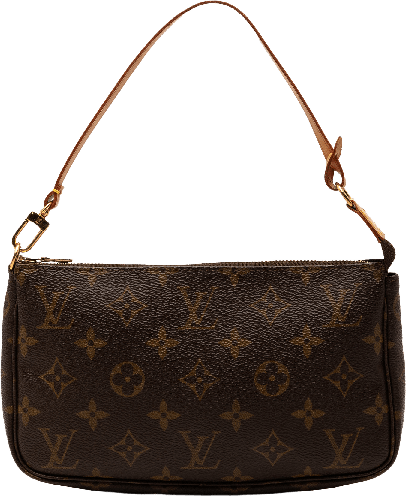 Louis Vuitton Monogram Pochette Accessoires, från Luxclusif, i färgen brown.