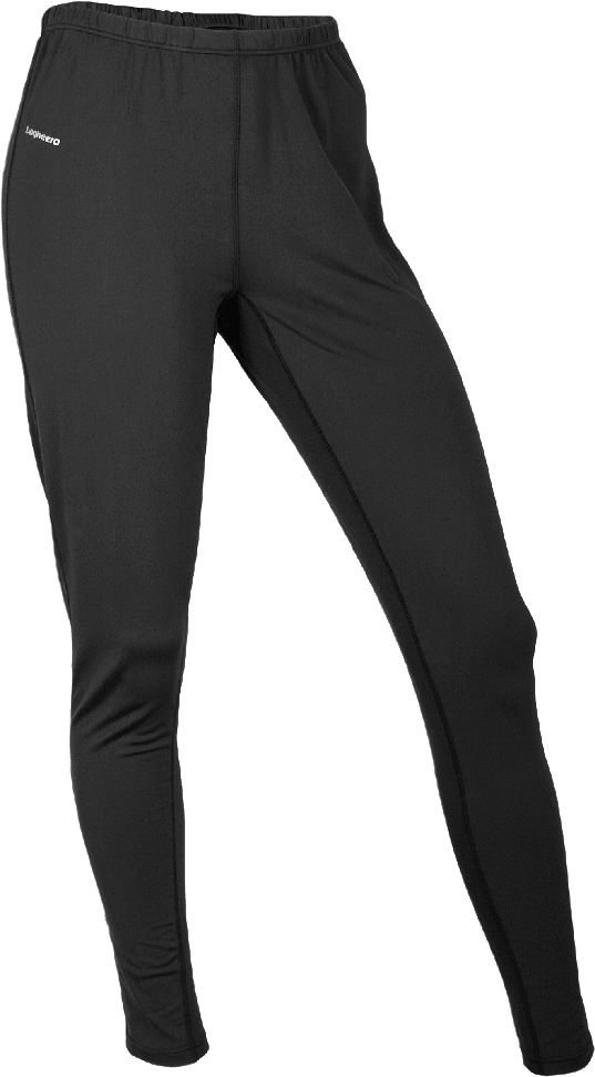 Thermic Pants Women, från Bagheera, i färgen black.
