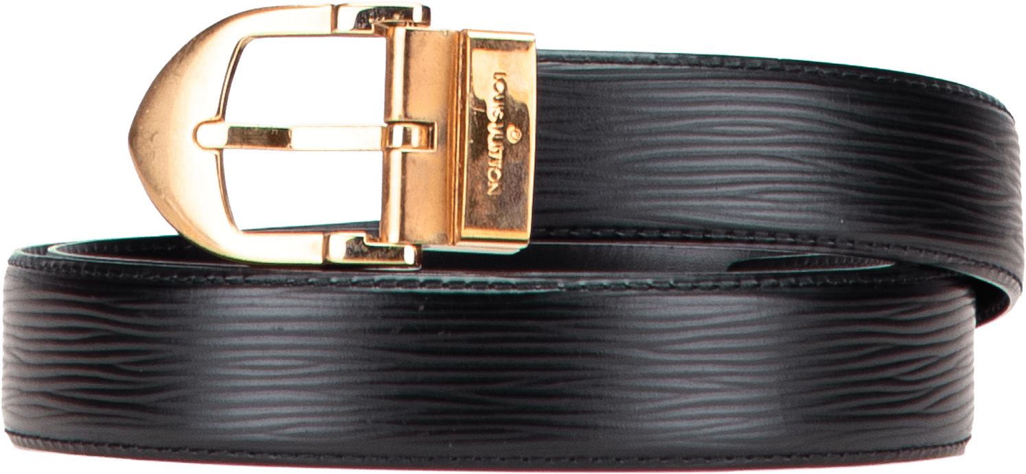Louis Vuitton Epi Ceinture Belt, från Luxclusif, i färgen black.