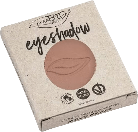 Eyeshadows - Powder - Refill, från PuroBio, i färgen 27 warm brown refill.