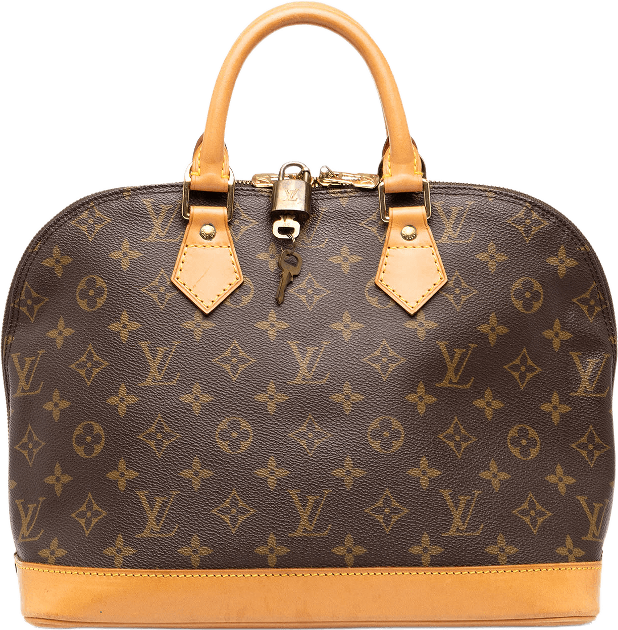 Louis Vuitton Monogram Alma Pm, från Luxclusif, i färgen brun.