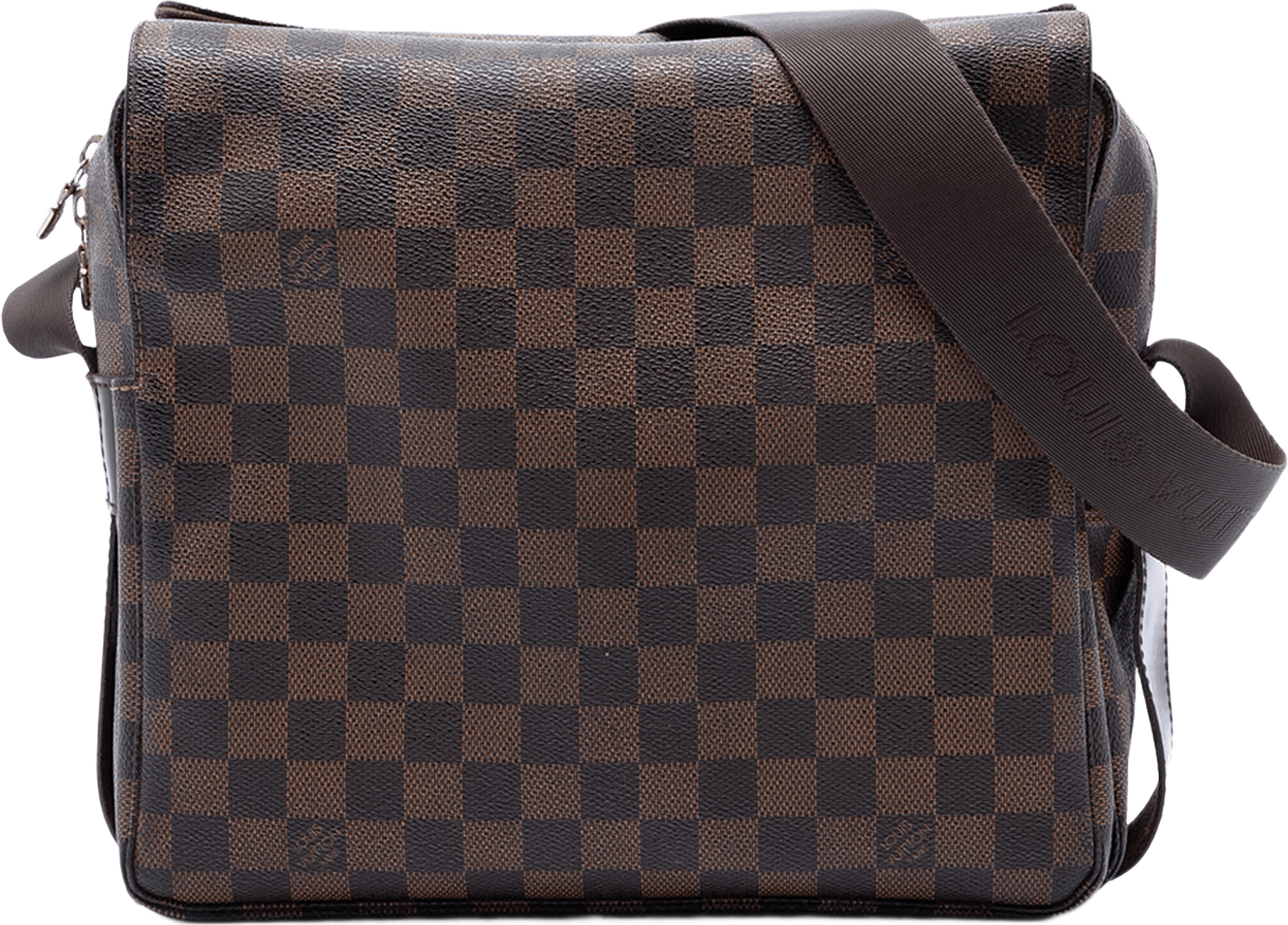 Louis Vuitton Damier Ebene Naviglio, från Luxclusif, i färgen brun.