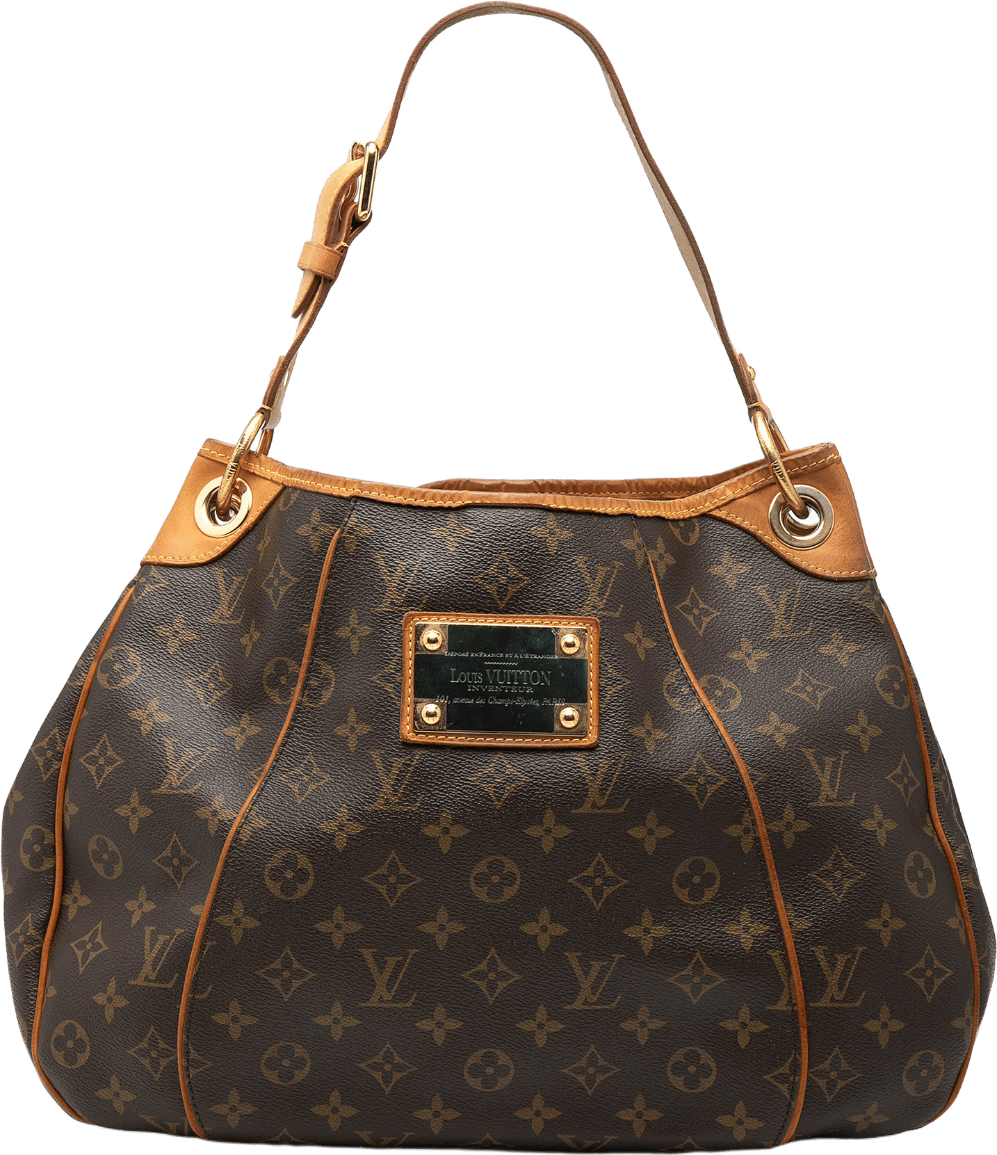 Louis Vuitton Monogram Galliera Pm, från Luxclusif, i färgen brown.