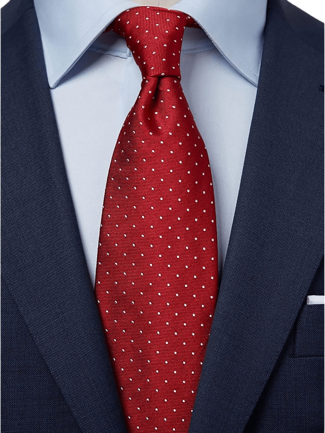 Tie Dot, från John Henric, i färgen röd & vit.