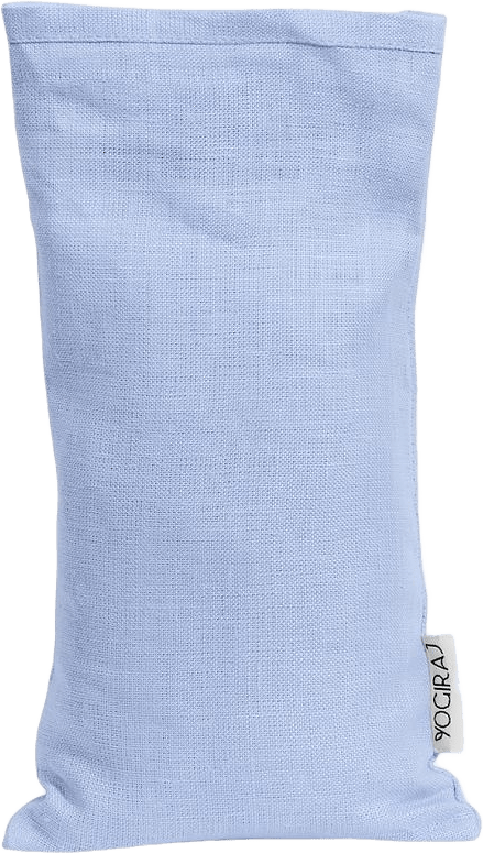 Ögonkudde Hemp Eye Pillow, från Yogiraj, i färgen sky blue.