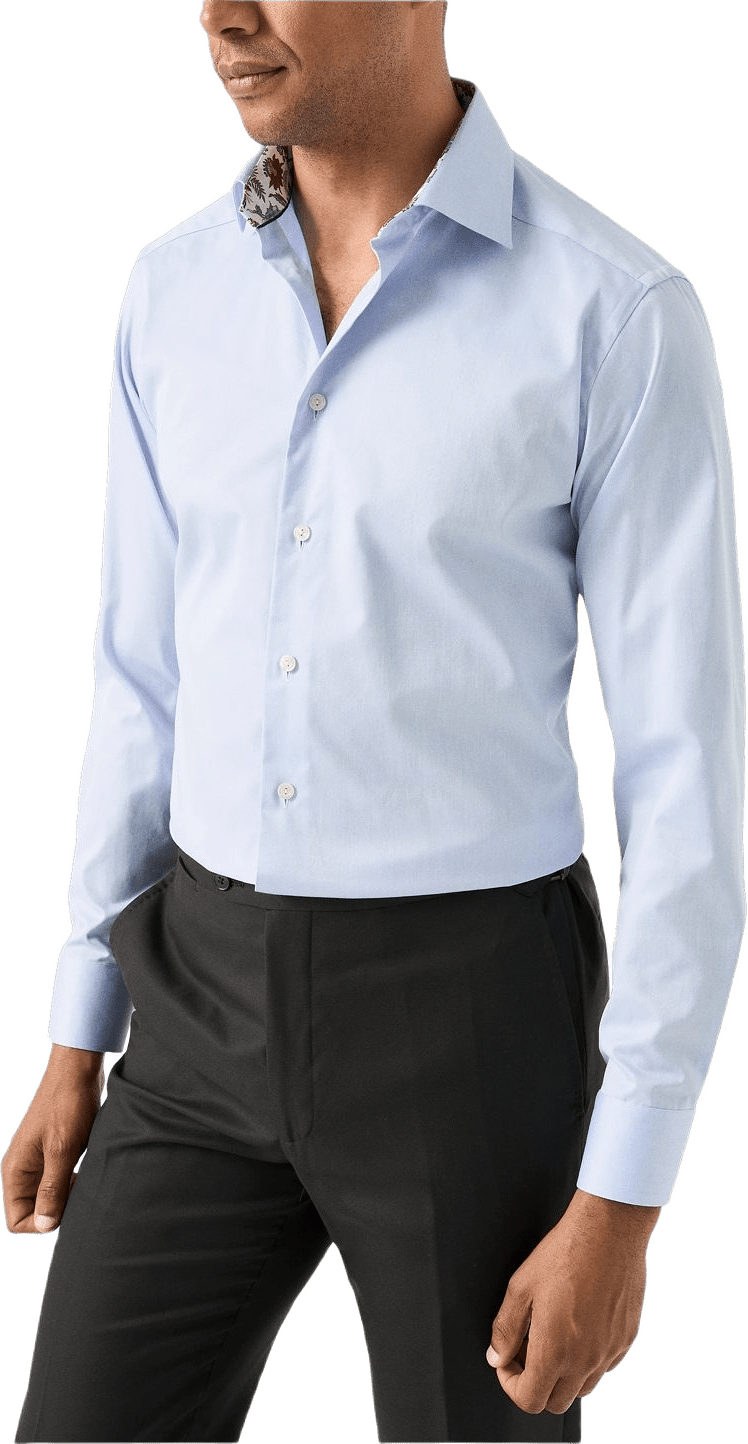 Signature Twill-skjorta Contemporary Fit, från Eton, i färgen light blue.