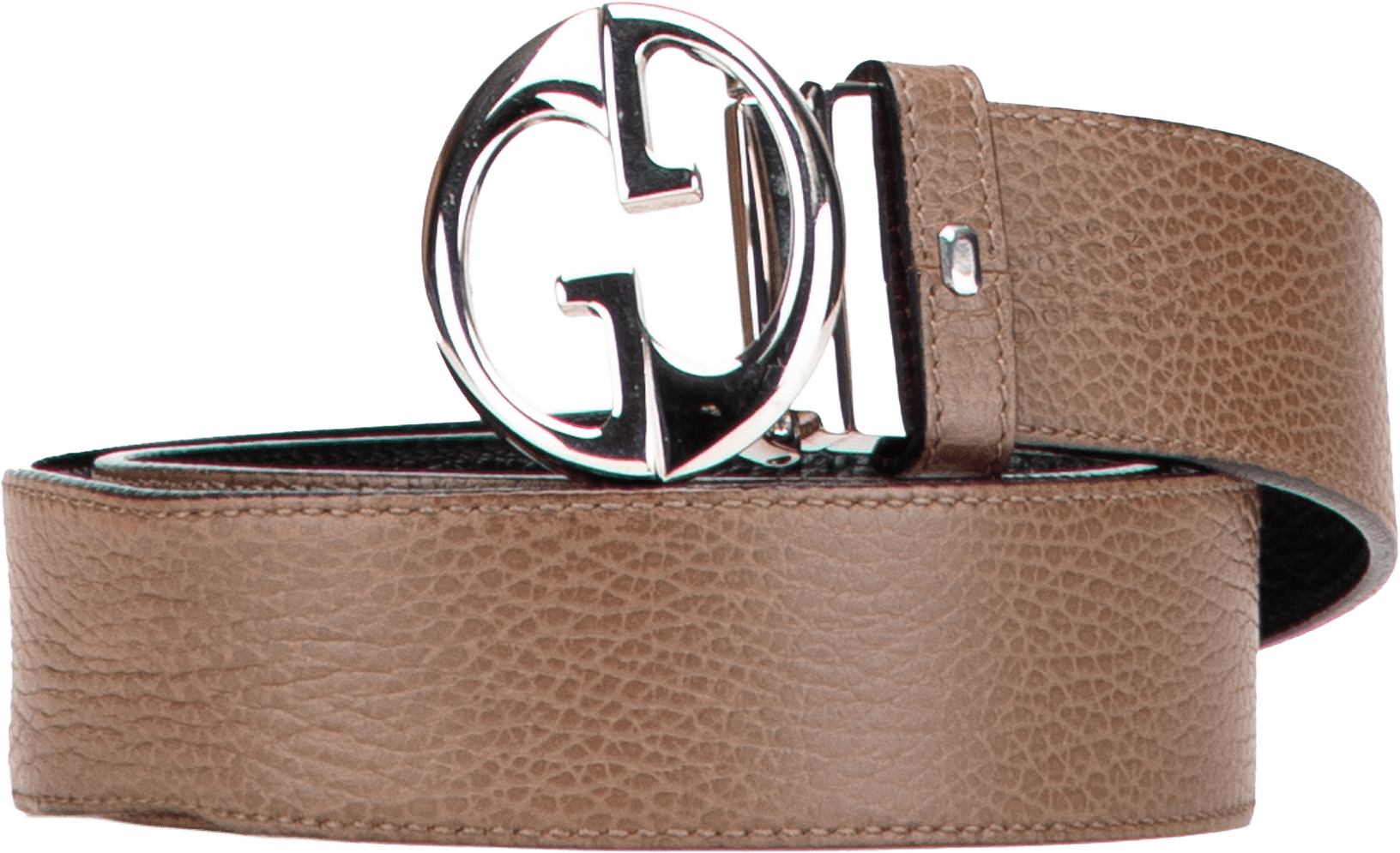 Gucci Leather 1973 Reversible Belt, från Luxclusif, i färgen dark brown.