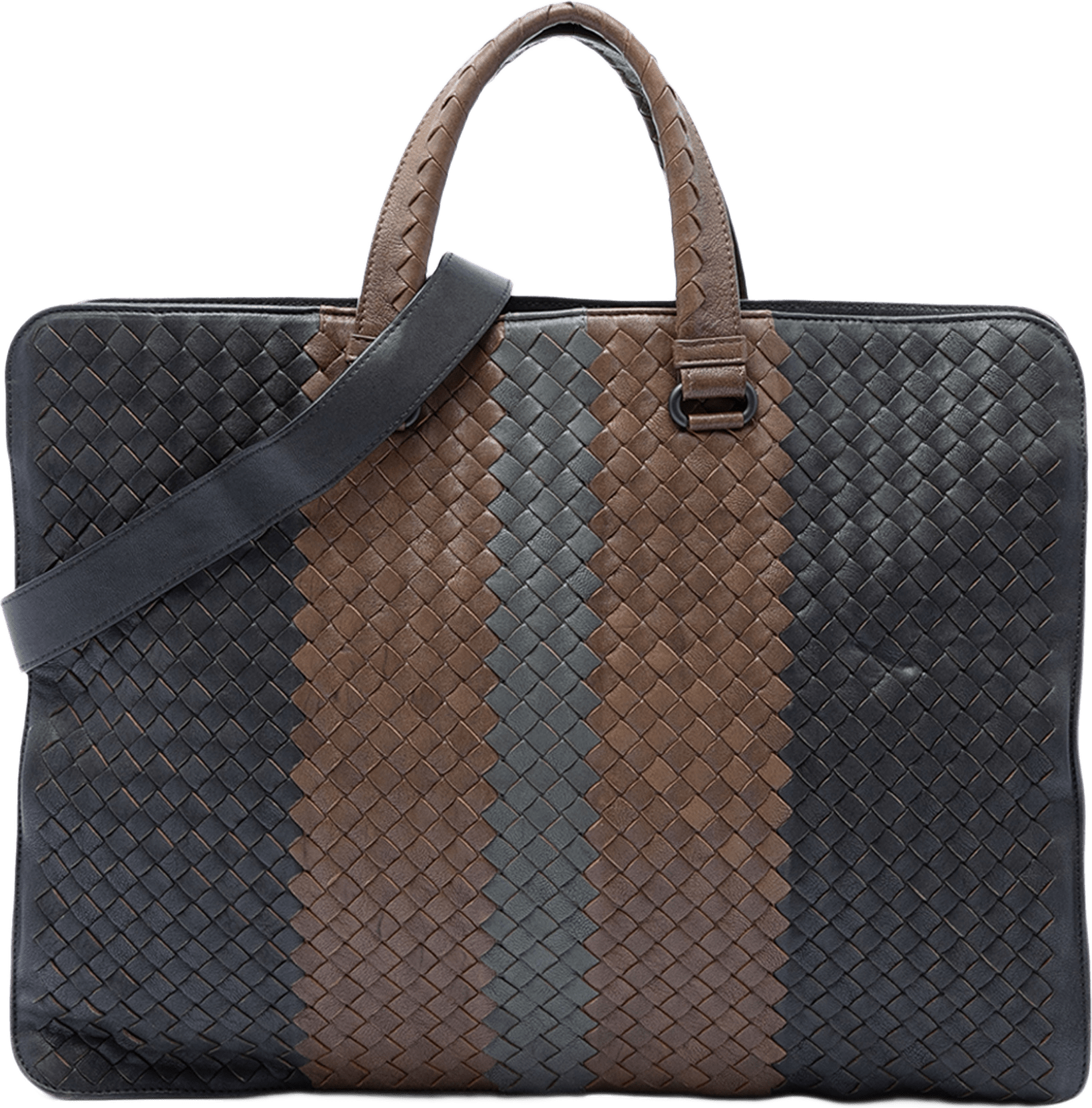 Bottega Veneta Nappa Intrecciato Club Fume Briefcase, från Luxclusif, i färgen brown.