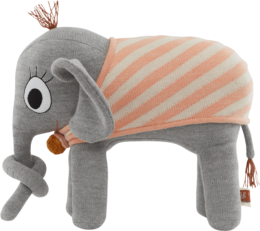 Ramboline Elephant, från OYOY Mini, i färgen grey.