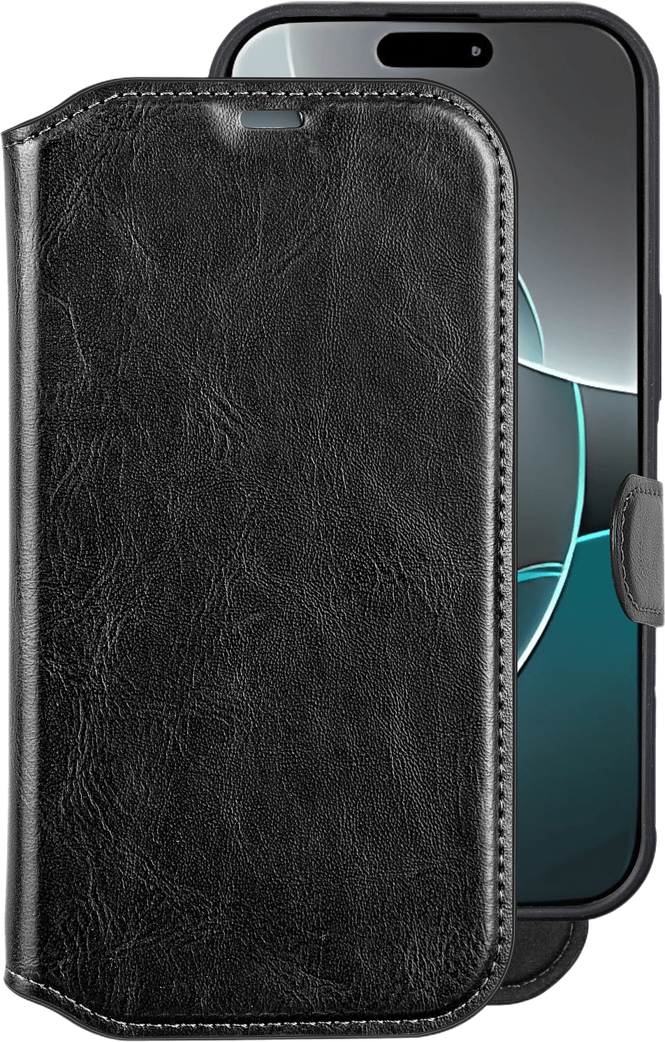 2-in-1 Slim Wallet Iphone 17 Pro, från Champion Nordic, i färgen svart.