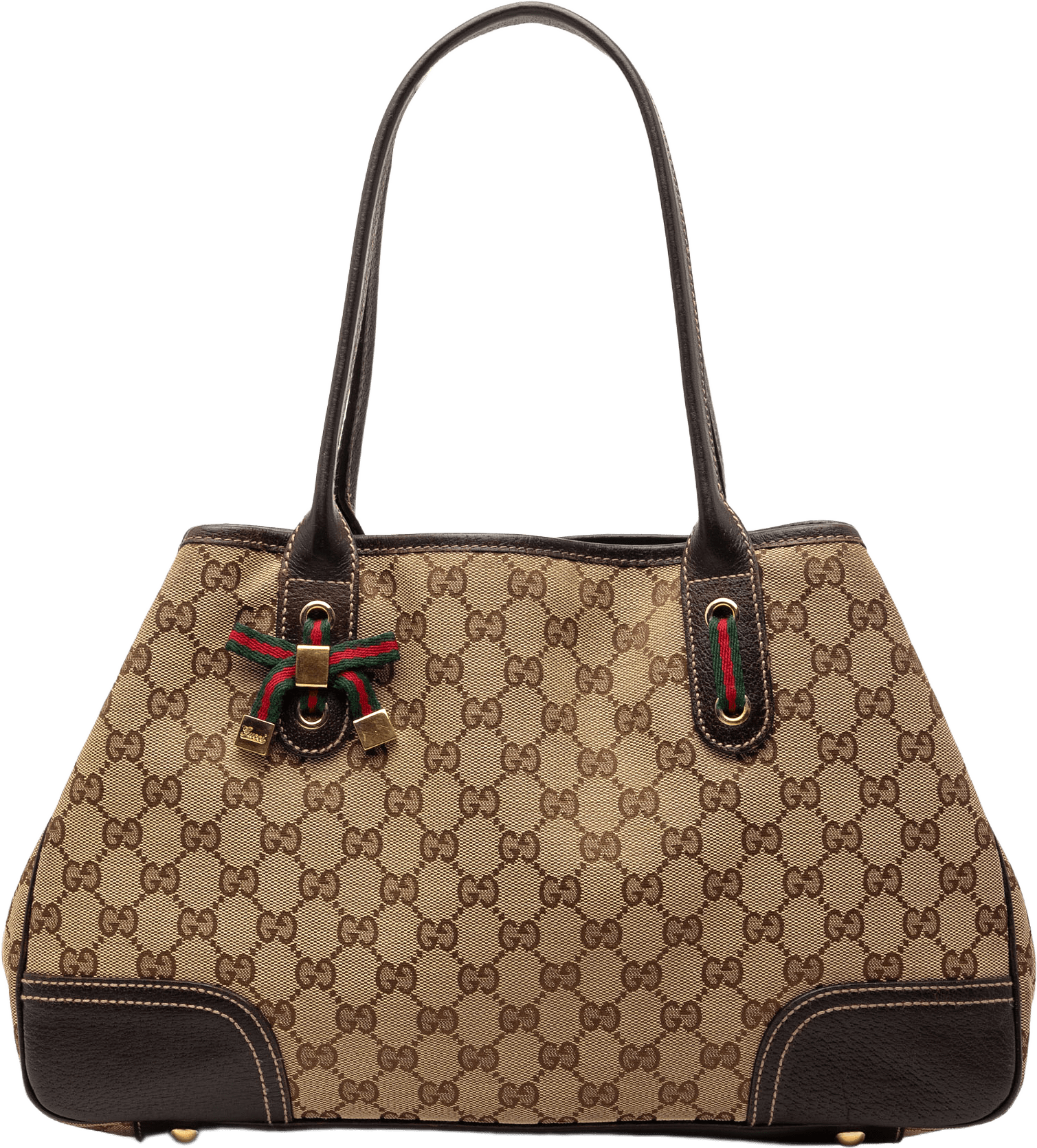 Gucci Gg Canvas Princy Tote, från Luxclusif, i färgen beige.