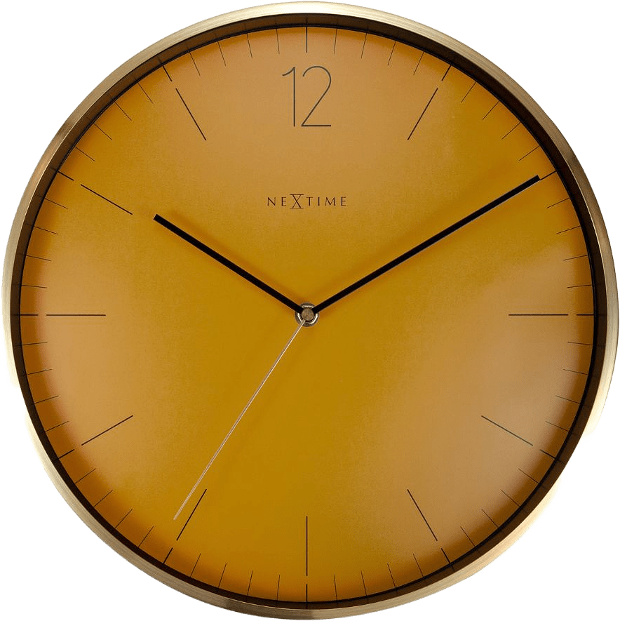 Väggklocka Essential Gold ø34cm