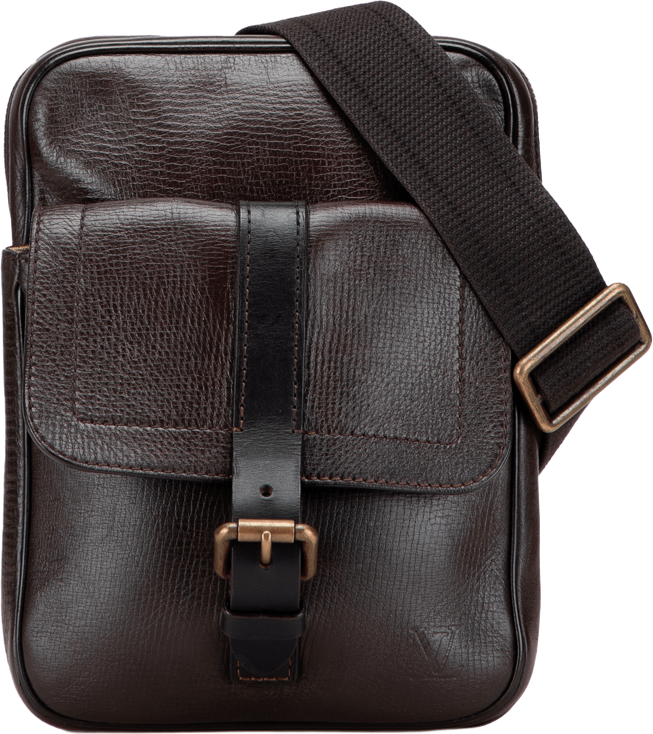 Louis Vuitton Utah Iroquois, från Luxclusif, i färgen dark brown.
