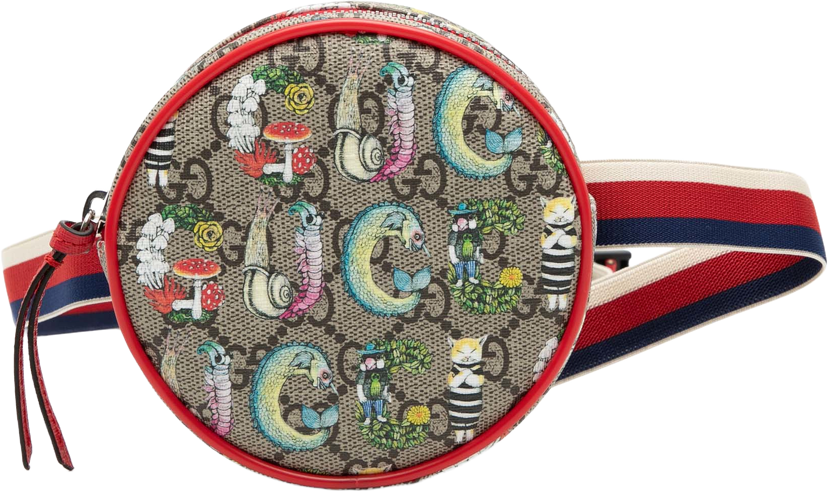 Gucci Yuko Higuchi Childrens Gg Supreme Belt Bag, från Luxclusif, i färgen beige.