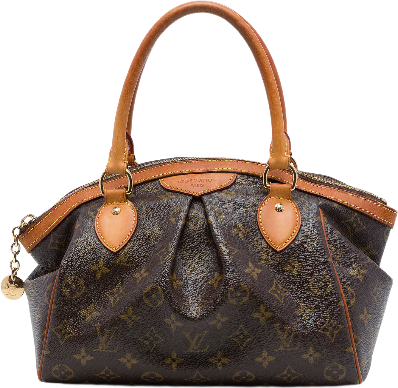 Louis Vuitton Monogram Tivoli Pm, från Luxclusif, i färgen brun.