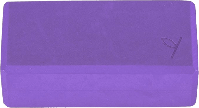 Yoga Block Light Weight Foam, från Yogiraj, i färgen lilac purple.
