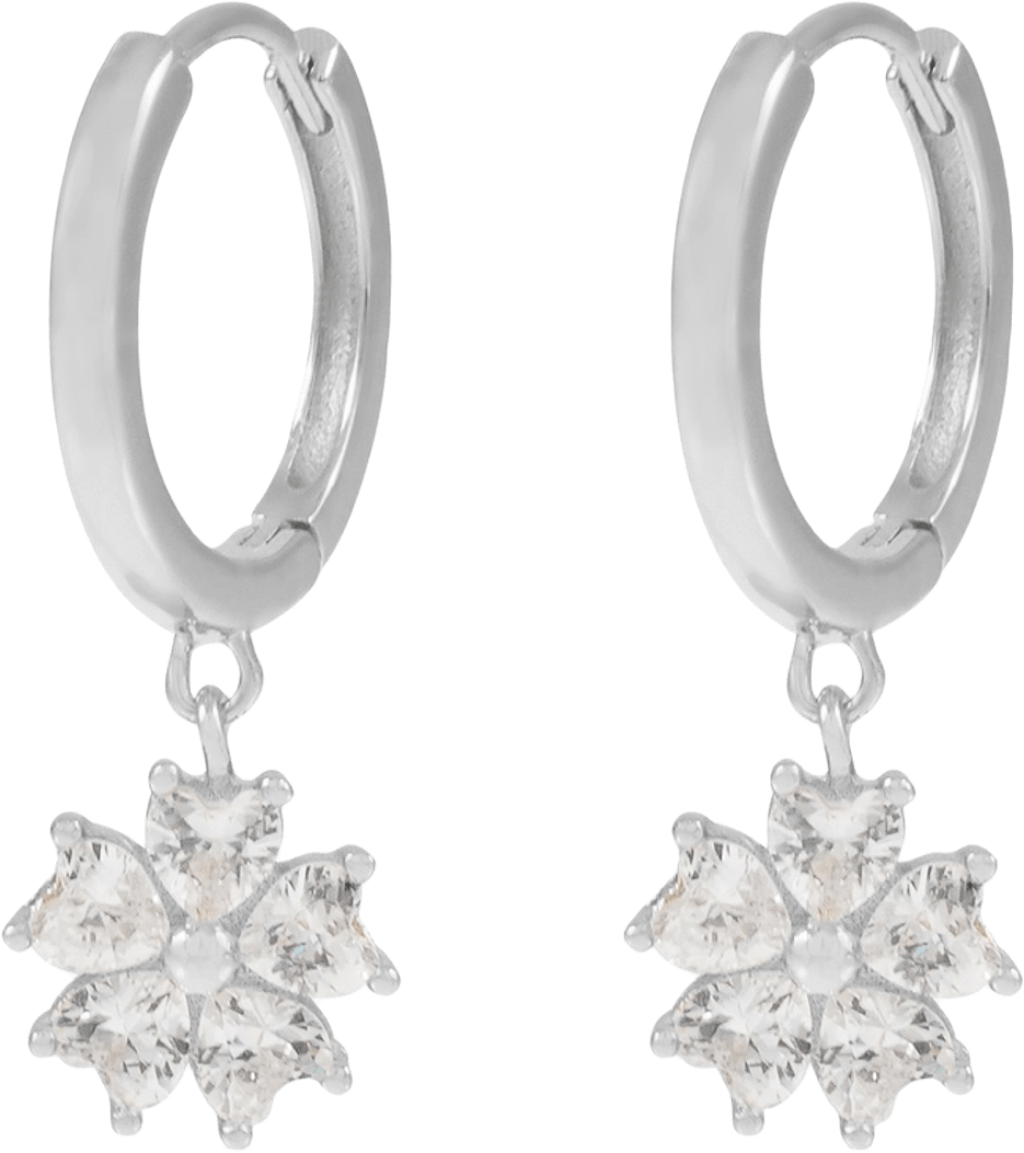 Nisi Flower Pendant Ear