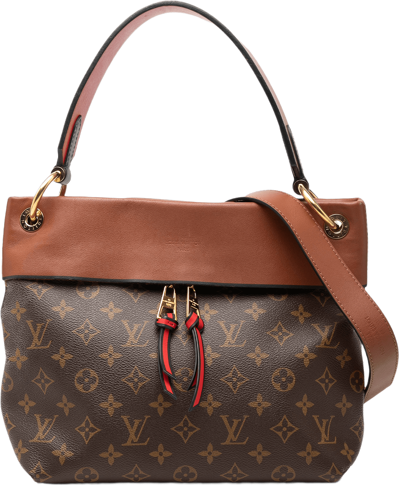 Louis Vuitton Monogram Tuileries Besace, från Luxclusif, i färgen brun.