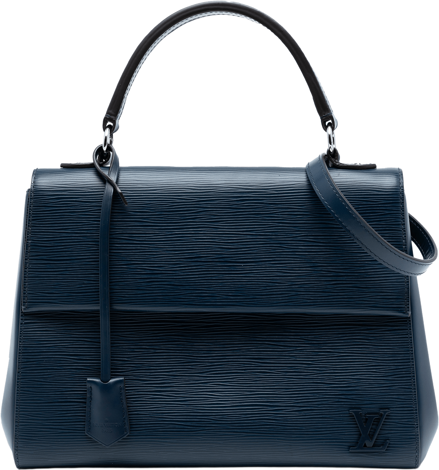 Louis Vuitton Epi Cluny Bb, från Luxclusif, i färgen dark blue.