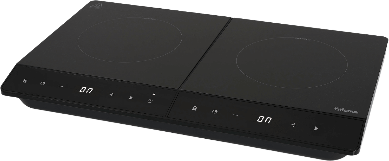 Induktionsplatta Dubbel Ik-6162 19&16cm Lcd Touch, från Tristar, i färgen svart.
