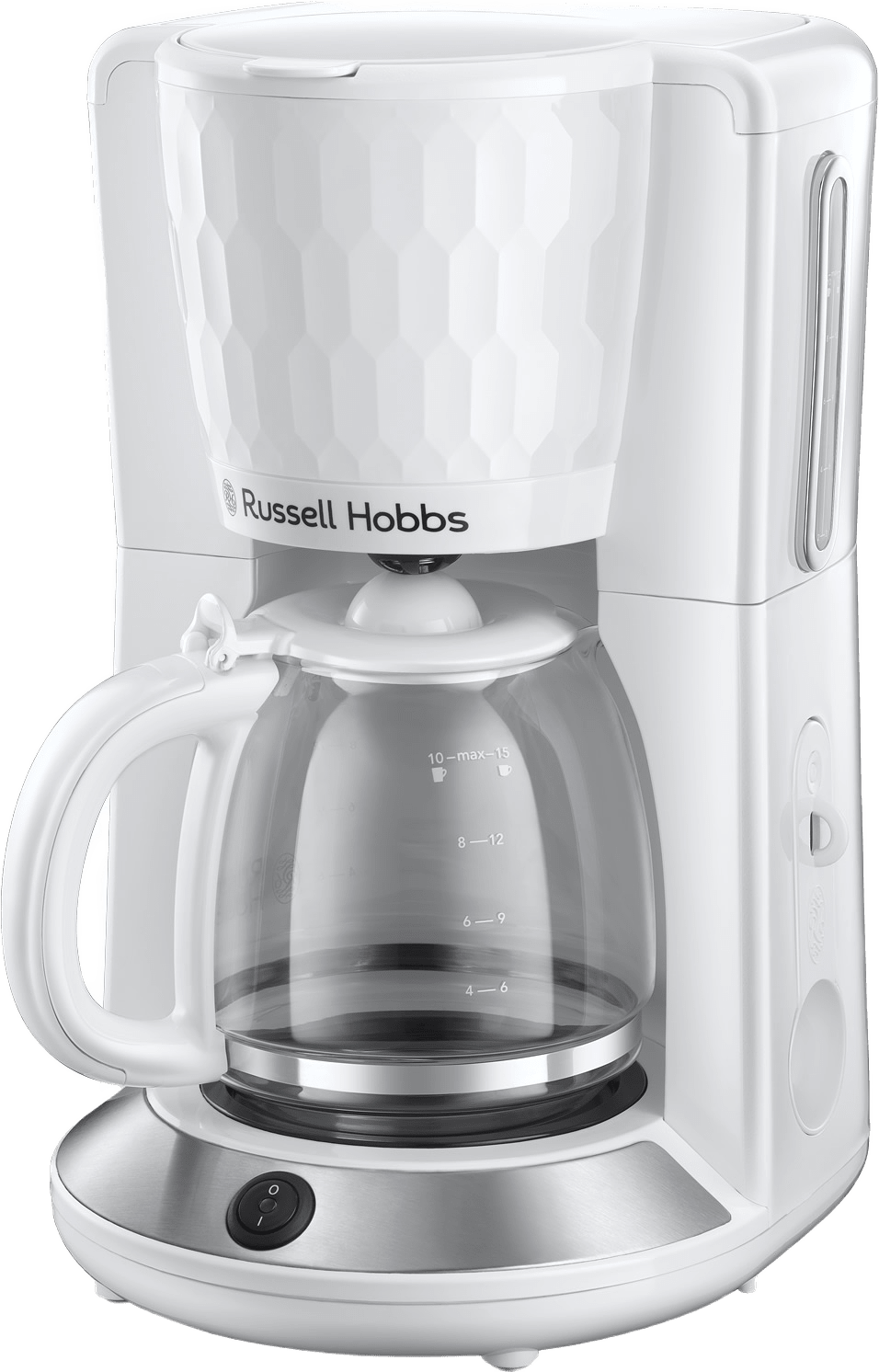 Kaffebryggare Honeycomb, från Russell Hobbs, i färgen white.