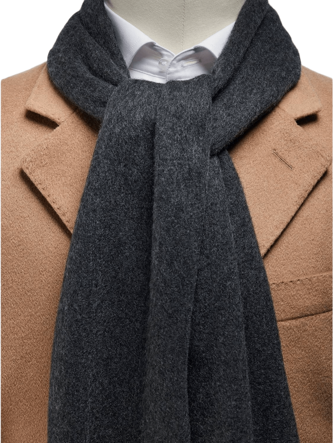 Kashmirhalsduk Herr, från John Henric, i färgen mörkgrå.